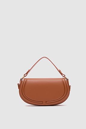کیف پستچی قهوه ای زنانه چرم مصنوعی Shule Bags - کد 835682239