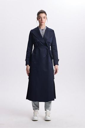 ترنچکت حجاب سرمه ای زنانه بدون آستر Zühre - کد 856056663