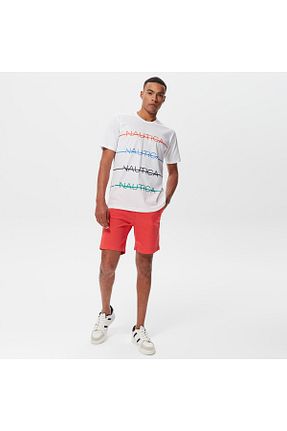 شلوارک و برمودا قرمز مردانه رگولار Nautica - کد 698407665