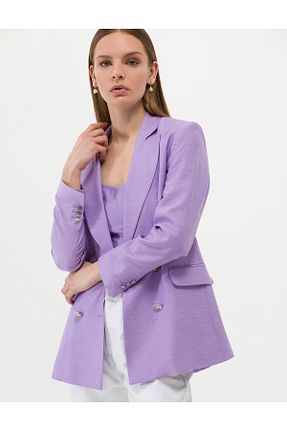 کت بنفش زنانه اسلیم فیت Pierre Cardin - کد 832726051