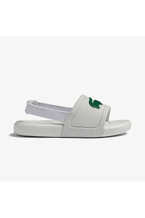 صندل سفید بچه گانه پاشنه تخت Lacoste - کد 749177970