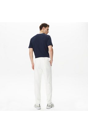 شلوار کرمگن سفید مردانه اسلیم Lacoste - کد 799455549