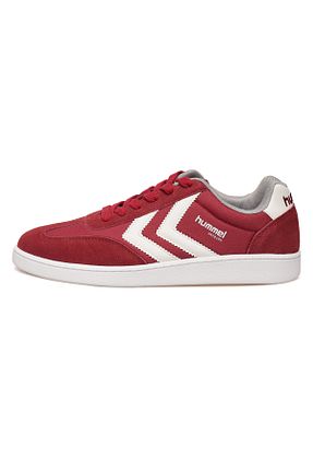 کفش اسنیکر قرمز زنانه بند دار hummel - کد 845614269