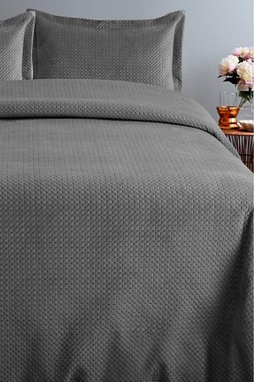 روتختی دونفره طوسی مخمل FAVORA - کد 797844808