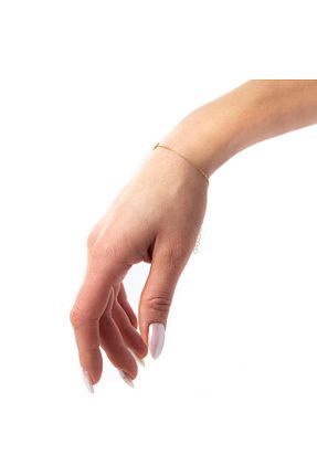 دستبند نقره طلائی زنانه 925 عیار BRISINGA - کد 665829871