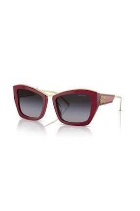 عینک آفتابی طلائی زنانه UV400 Miu Miu - کد 758163616