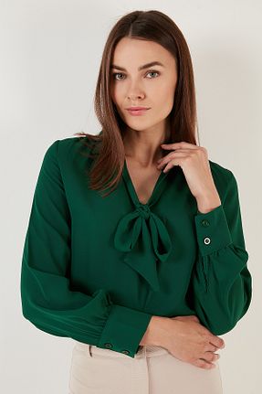 پیراهن سبز زنانه رگولار Lela - کد 652868483