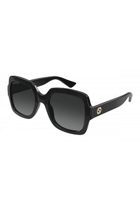 عینک آفتابی مشکی زنانه UV400 Gucci - کد 757635417