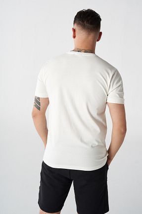 تیشرت سفید مردانه رگولار hummel - کد 805688252