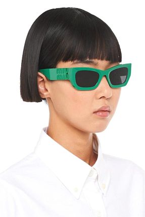 عینک آفتابی سبز زنانه UV400 Miu Miu - کد 317225541