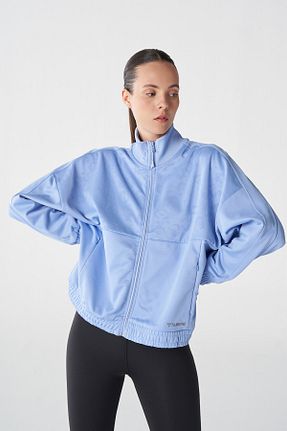 سوئیشرت آبی زنانه ساده hummel - کد 805678702