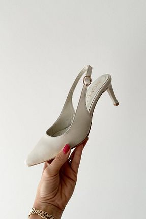 کفش پاشنه بلند کلاسیک رنگی زنانه چرم خالص nope21shoess - کد 832125928