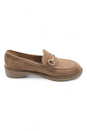کفش لوفر بژ زنانه جیر Melen Shoes - کد 828621309