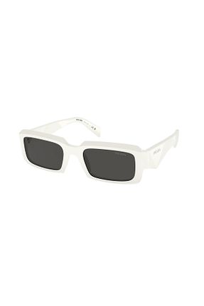 عینک آفتابی سفید زنانه UV400 Prada - کد 747291279