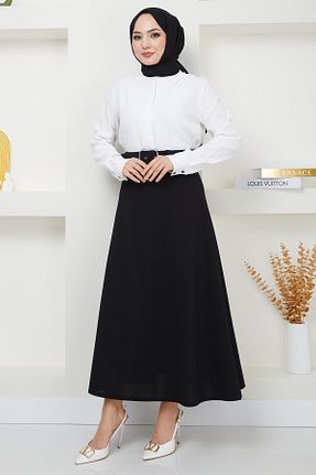 دامن حجاب مشکی زنانه رگولار hafsamina - کد 809718433