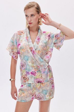ست لباس راحتی رنگی زنانه طرح دار Feu De Elu - کد 849636036