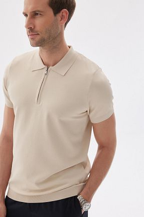 پولوشرت بژ مردانه ویسکون odelon - کد 834450564