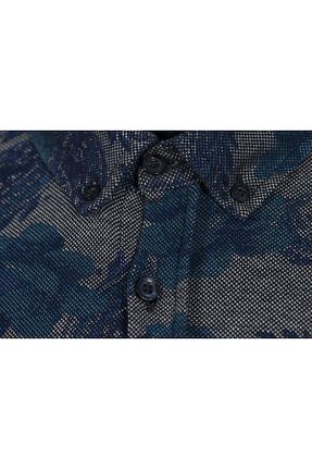 پیراهن آبی مردانه رگولار Arma - کد 48304127