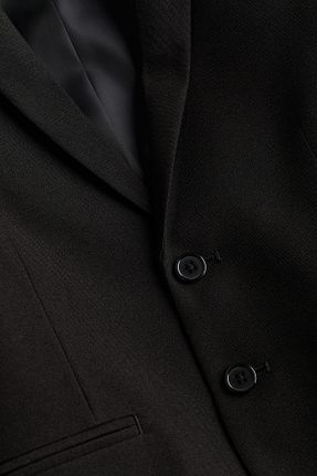 کت بلیزر مشکی بچه گانه پلی استر H&M - کد 858375860