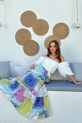 لباس آبی زنانه بافتنی Elbee Fashion Woman - کد 850058548