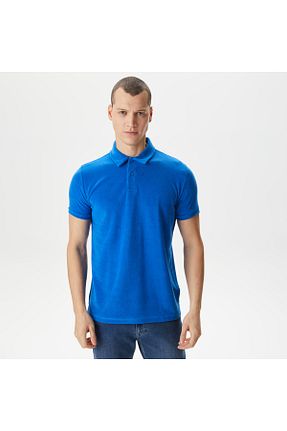 پولوشرت آبی مردانه پنبه پلی استر Nautica - کد 820096106