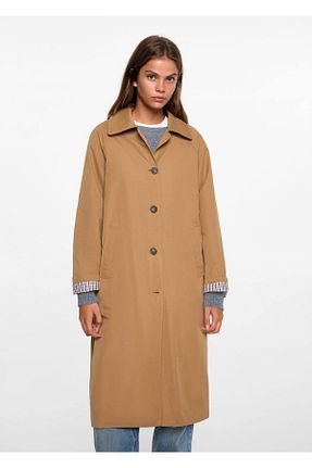 ترنچکت بژ زنانه پلی استر MANGO Teen - کد 847575441