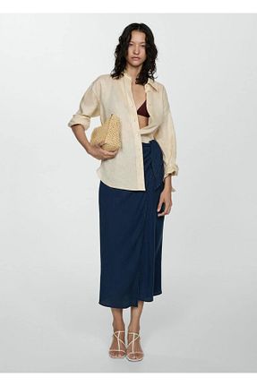 دامن آبی زنانه Liyosel MANGO - کد 834501673
