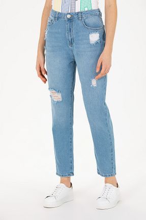 شلوار آبی زنانه پنبه ای U.S. Polo Assn. - کد 834973817