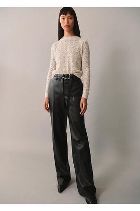 پلیور نباتی زنانه ساده MANGO - کد 851794441