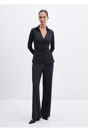 پیراهن مشکی زنانه رگولار MANGO - کد 839493947