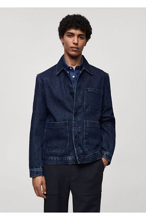 کت آبی مردانه رگولار MANGO Man - کد 849323270