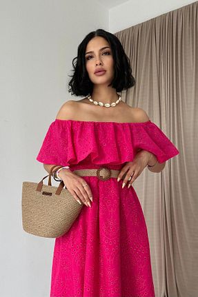 لباس صورتی زنانه بافتنی Elbee Fashion Woman - کد 824727562