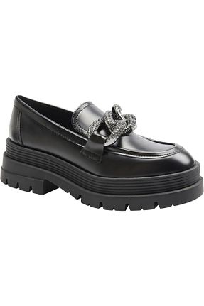 کفش لوفر مشکی زنانه پاشنه متوسط (5-9 سانتی متر) Catwalk - کد 339459075