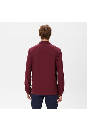 پولوشرت زرشکی مردانه پنبه پلی استر Nautica - کد 770695264