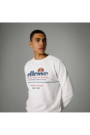 سوئیشرت اسپرت سفید مردانه رگولار Ellesse - کد 853856113