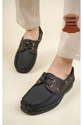 کفش کژوال مشکی مردانه چرم خالص Muggo - کد 316904821
