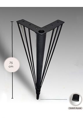 میز تحریر مشکی 75 سانتی متر VennaHome - کد 792499297