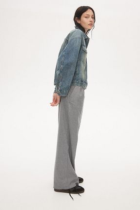 شلوار طوسی زنانه پلی استر H&M - کد 857501500