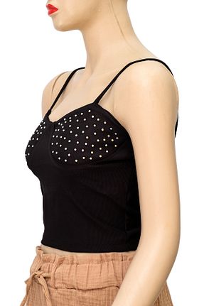 بلوز مشکی زنانه یقه هفت Terzi Gülşen - کد 845544831