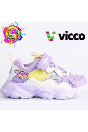 کفش اسنیکر بنفش بچه گانه چسبی Vicco - کد 854910691
