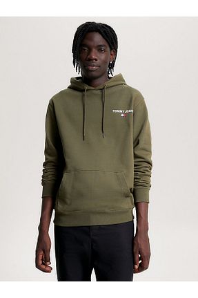 سوئیشرت سبز زنانه ساده Tommy Hilfiger - کد 770564131