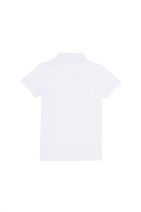 پولوشرت سفید بچه گانه پارچه U.S. Polo Assn. - کد 834387505