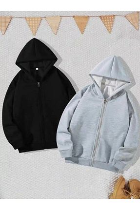 سوئیشرت طوسی بچه گانه ساده Daxia - کد 854839660