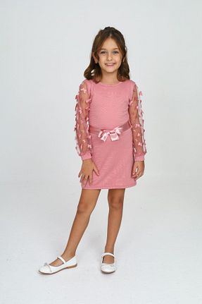 لباس صورتی بچه گانه بافتنی My Kids Wear - کد 858459763