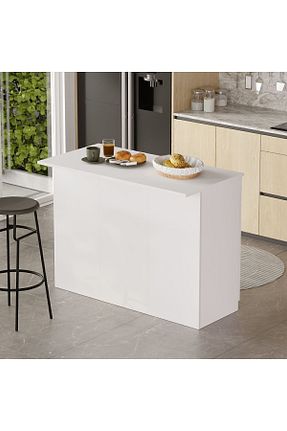 جزیره آشپزخانه سفید Yurudesign - کد 810297841