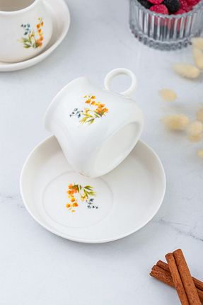 فنجان قهوه سفید 6 نفره Porsima - کد 836350873