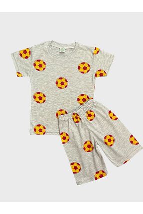 ست لباس راحتی طوسی بچه گانه ساده Fil Kids - کد 846438190