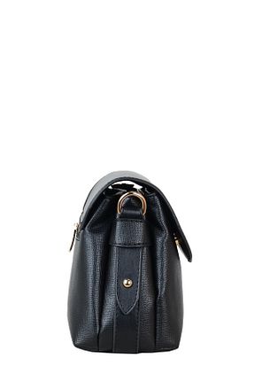 کیف پستچی مشکی زنانه چرم مصنوعی senna - کد 638765685