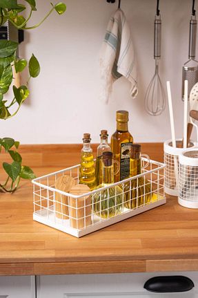 سبد سفید فلزی FH finehome - کد 857088533