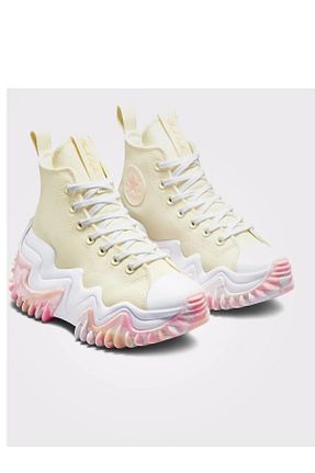 کفش اسنیکر قرمز زنانه بند دار Converse - کد 771491422